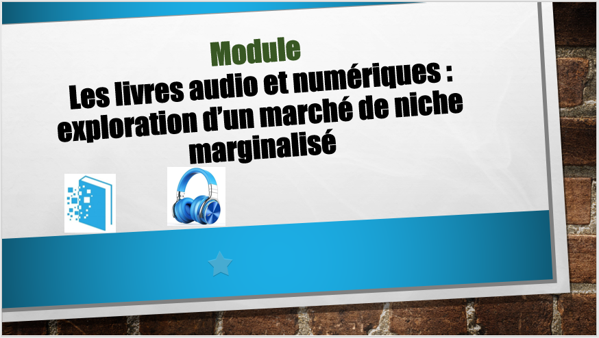 Les livres audio et numériques : exploration d’un marché de niche marginalisé